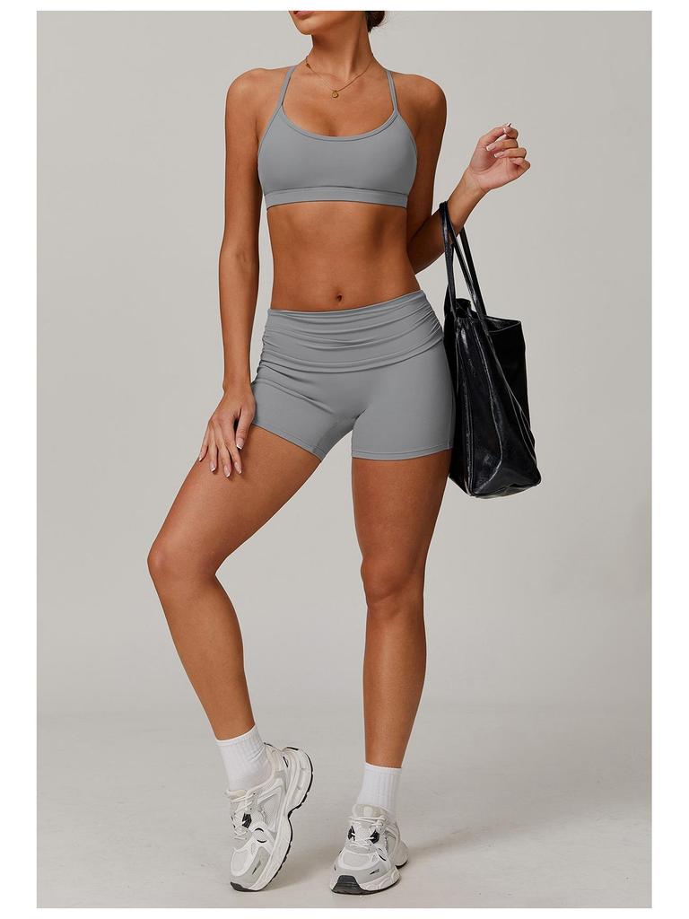Cloud-Feel High-Waisted Yoga Shorts - Tummy Control & Hip Lift