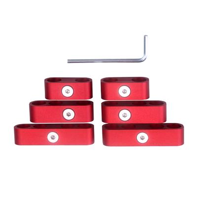 SBC 350 Spark Plug Wire Separators  Dividers Looms CNC Premium Quality Aluminum Alloy Suits 7mm 8mm