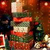 1/8PC Christmas Gift Kraft Packaging Paper 70X50CM Santa Claus Tree Elk Pattern Gift Wrapping Paper DIY New Year Party Decor