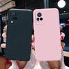 For Vivo V21 V21e Case 2021 New Liquid Silicone Soft TPU Capa Phone Back Cover For Vivo V21 5G V2050 VivoV21e V2061 Funda 6.44"