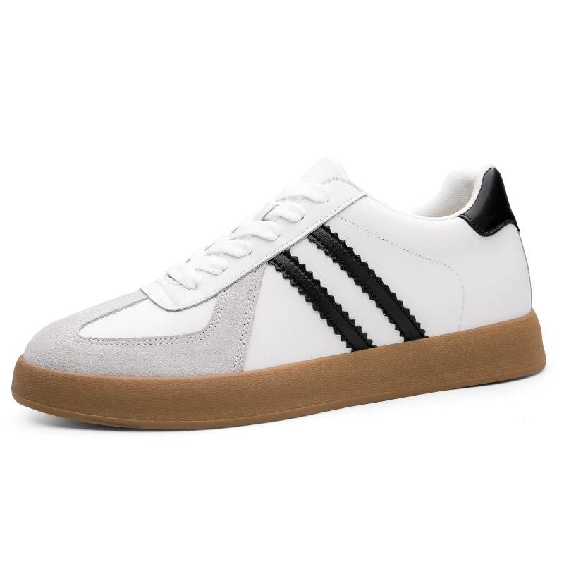 Height Increase Invisible 4 6 8cm Sports Sneakers Elevate Taller Lift Leather White Sneakers Casual Mens Elevator Shoes