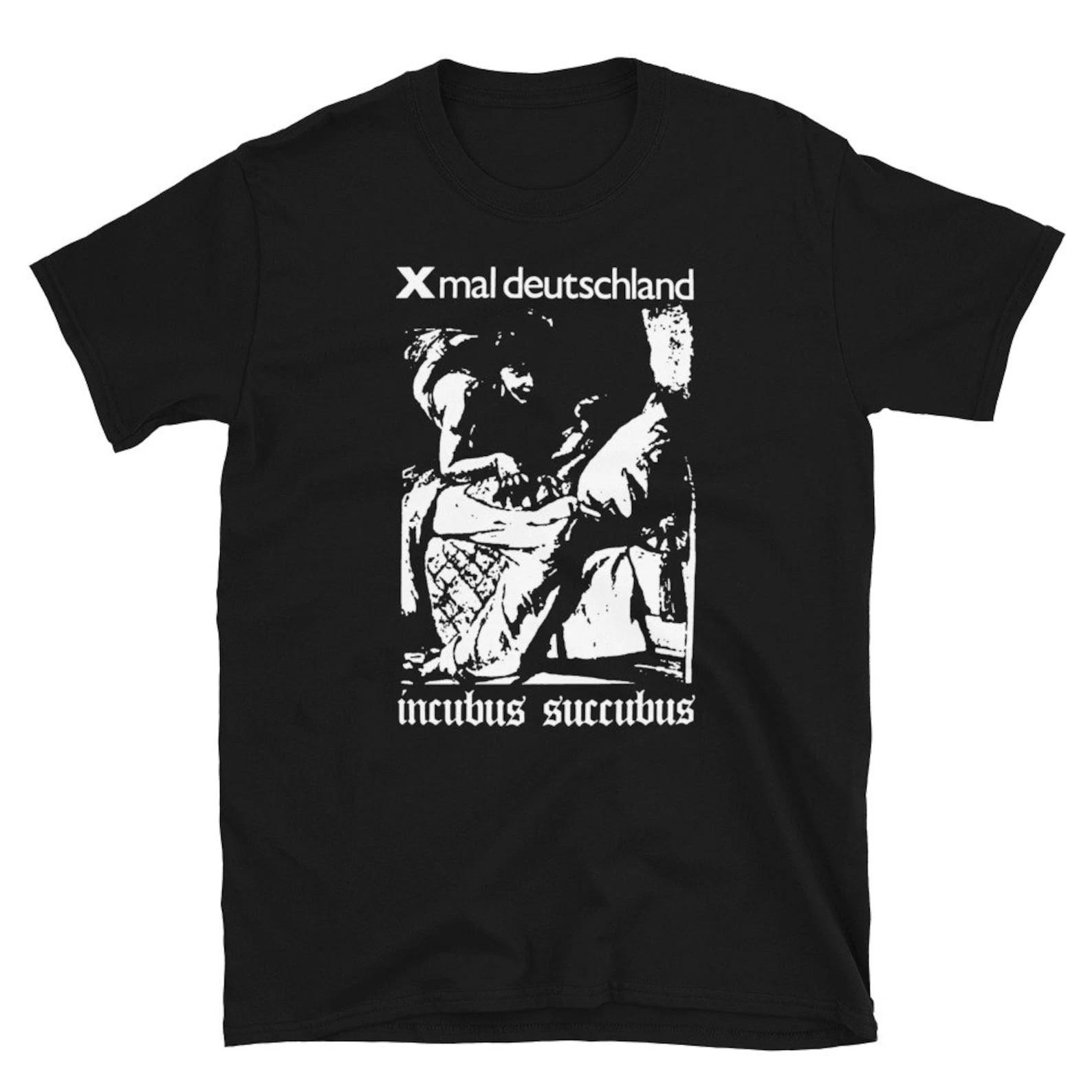 Xmal Deutschland T-Shirt, Incubus Succubus Goth Post-Punk 4AD Band Unisex Tee 2XL