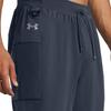 Under Armour Solid Color Loose Fit Waterproof Quick Dry Knitted Sports Pants Men Bottoms Gray 1383245-044