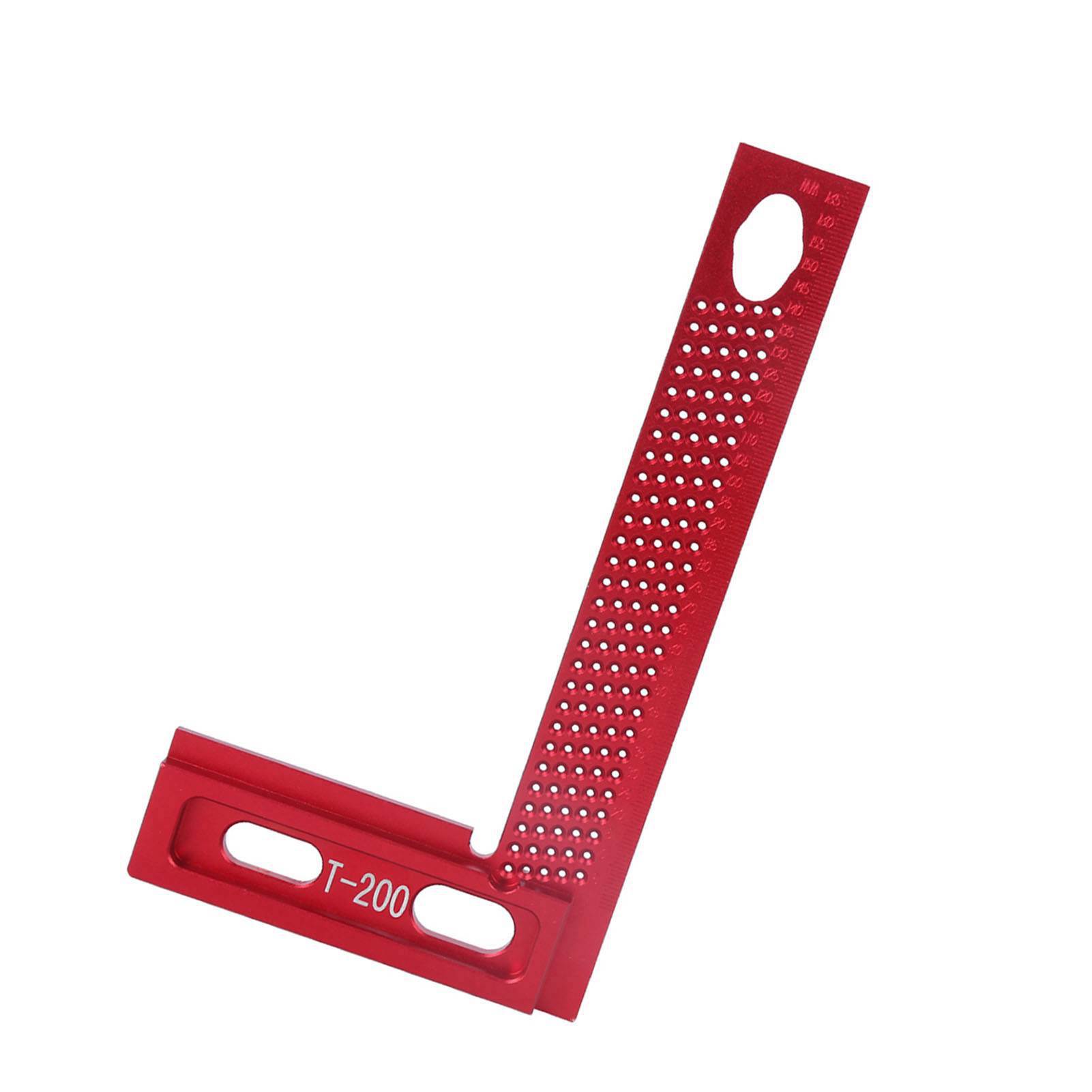 

Hole Ruler Measuring Tool Woodworking Accessory Wear Resistant Rust Proof Aluminum Alloy