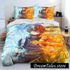 My Hero A-Academia Anime Cartoon Bettbezug-Set HD Deckenbezug für Kinder Bettwäsche-Sets Bettwäsche Schlafzimmer Dekor Luxuriöses Geschenk