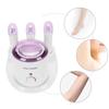 4 In 1 Wax Heater Anti Scald 3 Roll On Wax Warmer Single Pot Transparent Lid 220W for Home Use