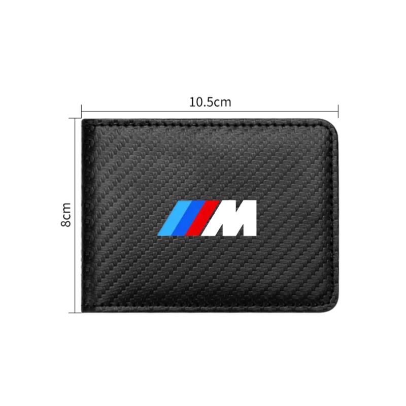 HJK11 Carbon Fiber Auto Driver License Cover Car Driving Documents Case For BMW M Emblem E46 E36 E34 F10 E90 F30 E60 E53 E30 E92 E87
