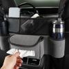 1Pc Car Multi-Pockets Seat Organizer Car Storage Bag Tissue Hand Bag Bottle Holder Storage Nets Pocket Car Interior Accessories