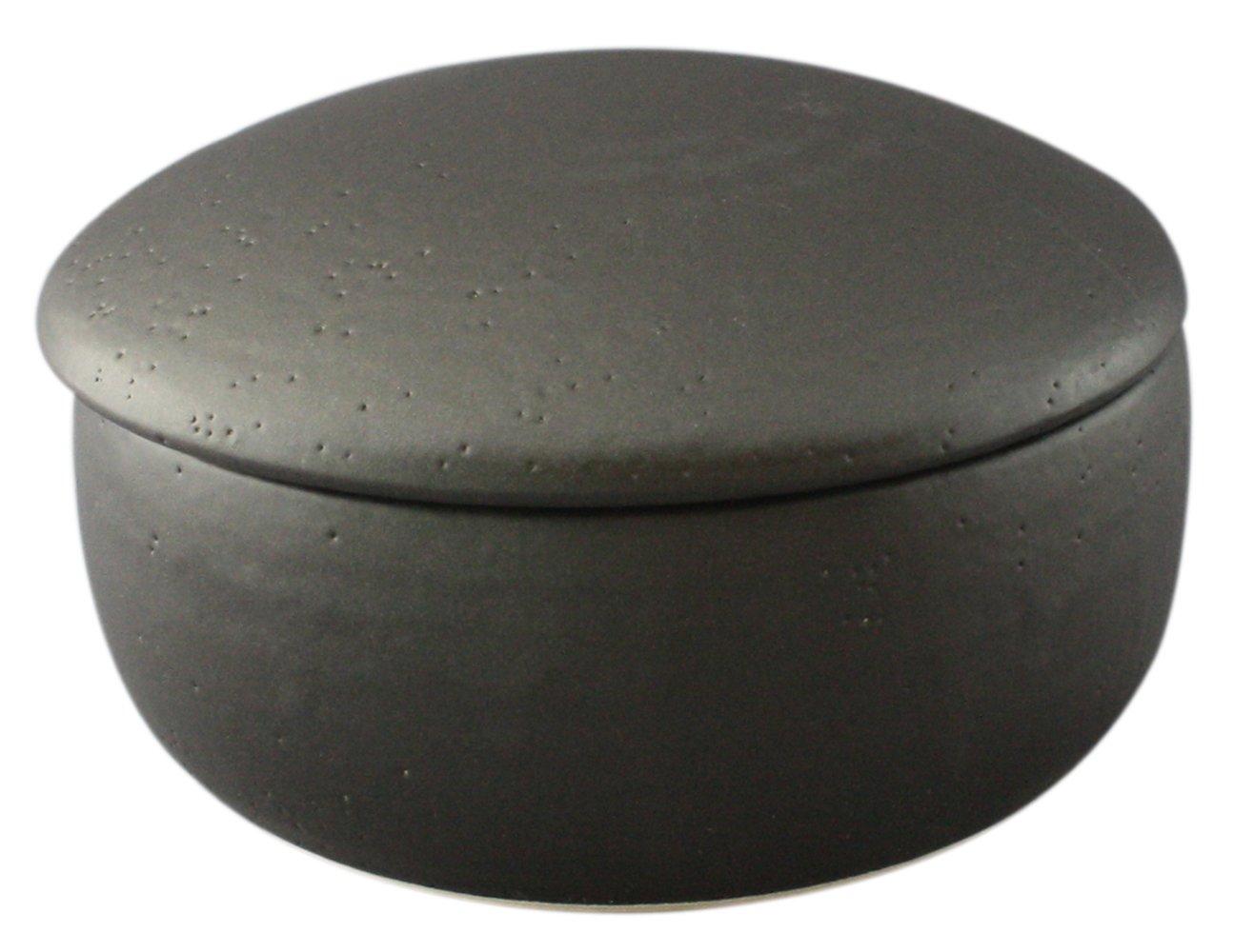 

Керамика Садзи Посуда Банко, черная глазурь, Чаша охицу, 2 чашки 33-2-17 чёрный