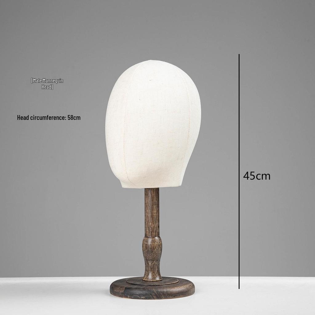 Desktop Female Mannequin Hat and Wig Display Stand