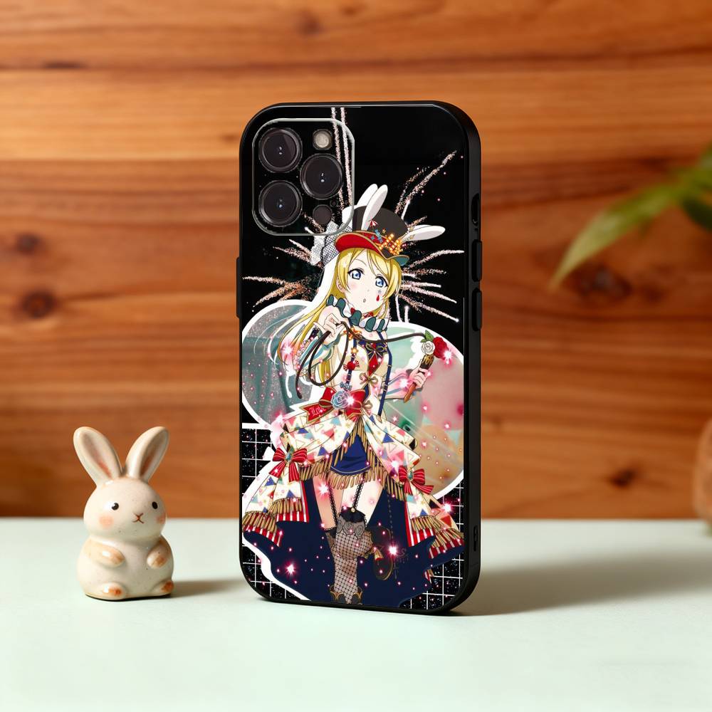 Love Live School ldol Diary Phone Case For iPhone17,16,15,14,13,12,Plus,Pro Max, 5G Others Soft Black Cover