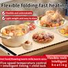 Electric Warming Tray Foldable Food Warmer Mat with 3 Tem Setting Fast Full Surface Heating Portable Electric Food Warming Tray