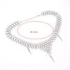 Gothic Hollow Ring Concatenation Chain Rivet Pendant Necklace For Women Fashion Vintage Punk Geometric Accessories Gift