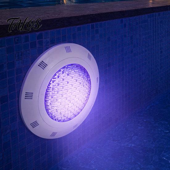 Fernbedienbare Poolleuchten Unterwasserlicht 12V, 45W RGB Tauchlampe mit Blinkmodus Fernbedienung, IP68 Wasserdicht Wandmontage für Teich
