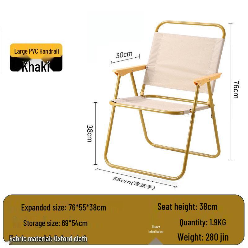 Custom Logo Portable Kermit Camping Chair - Folding Outdoor Chair for Fishing, Picnic, and Beach