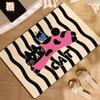Cartoon Style Bathroom Slip-resistant Mat Dirty and Wear-resistant Diatom Mud Cushion Porch Restroom Door Quick Dry Easy Care Foot Mat