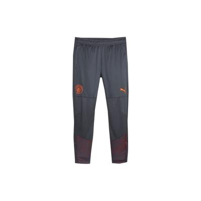 Manchester City Football Training Series Logo Print Mid-Rise Casual Knit Pants Men Pants Dark-Gray 772864-16
