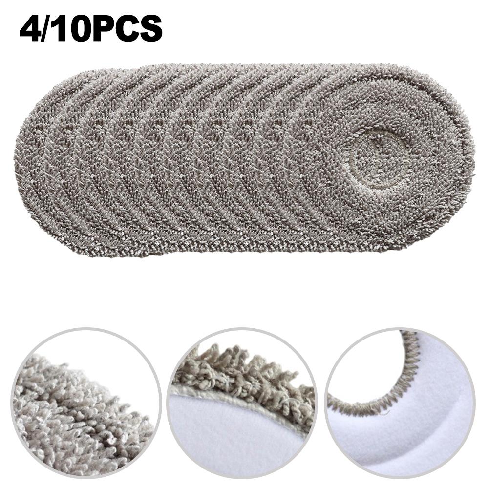4/10pcs Mop Cloths For Cecotec For Conga 15090 16090 AI SpinArm Home & Wash Vacuum Cleaner Household Cleaning Tools Kit