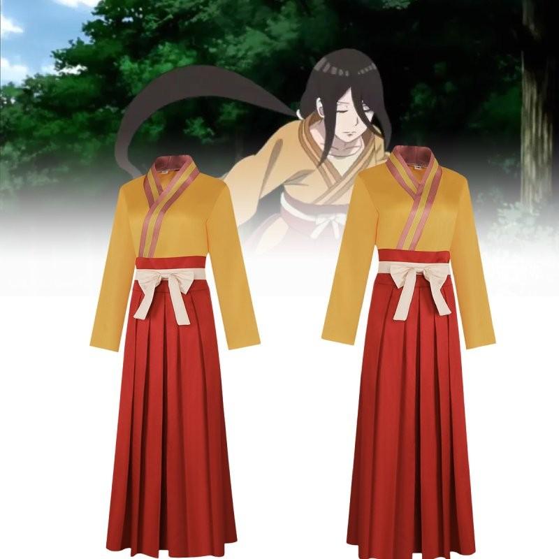 Naruto Hyuuga Hanabi Ladies Role Play Costume Suit Cosplay Clothes Set Dresses
