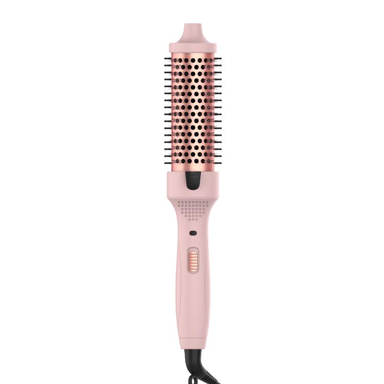 Popular Electric Round Hair Styling Ionic Brush Heated Thermal Hot Air Brush for Home Salon Use Hair Curler Brush Color box