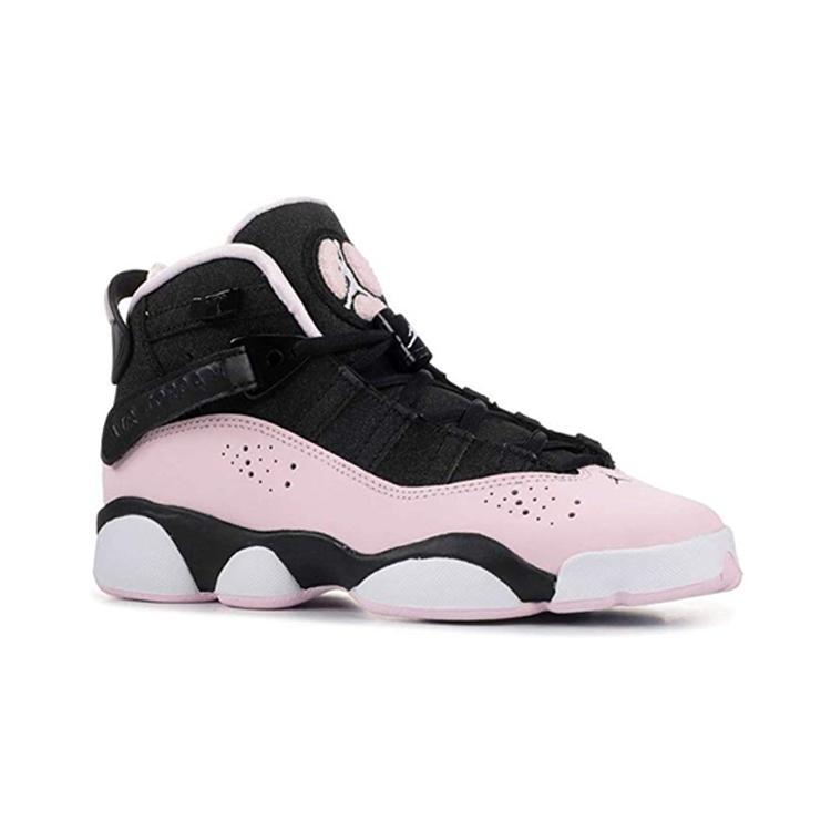 Jordan 6 Rings Black Pink Foam GS 323399-006