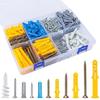 510-Piece Drywall Anchors and Screws Wall Mounting Kit
