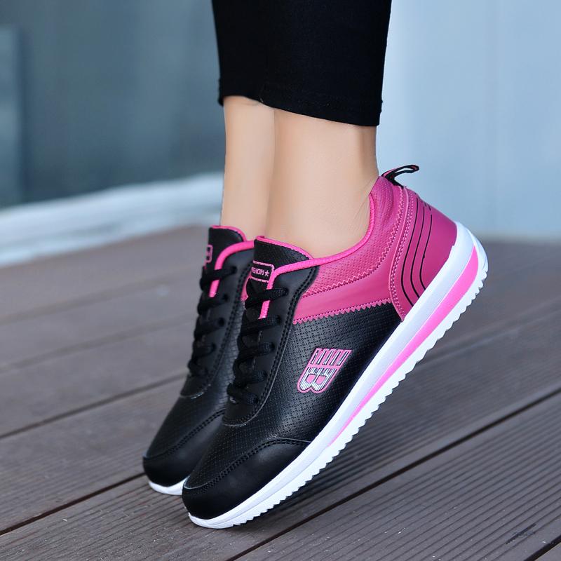 Fashion Fashion 2025 New Women's Sneaker Breathable Shoes Woman Plus Size Casual Sneaker Woman Lace Up Tenis Feminino Female Sneakers