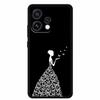For Oppo Reno15 5G Case 6.59" Cute Cat Balck Edge Soft Silicone Wolf Phone Back Cover For Oppo Reno 15c 5G Protective Lion Funda