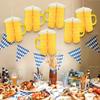 Oktoberfest Honeycomb Ball Decor 8in Paper Table Centerpiece Beer Themed Party