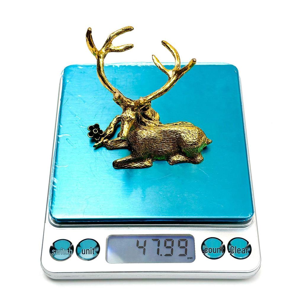Crystal Ball Craft Base, Egg Carving Holder, Metal Stag Retro Display