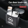 Wielofunkcyjny Kosz na Śmieci do Samochodu Wiszący Pojemnik na Śmieci do Pojazdu z Pokrywką do Opel Corsa Mokka Astra Cascada Adam Insignia Meriva Vectra