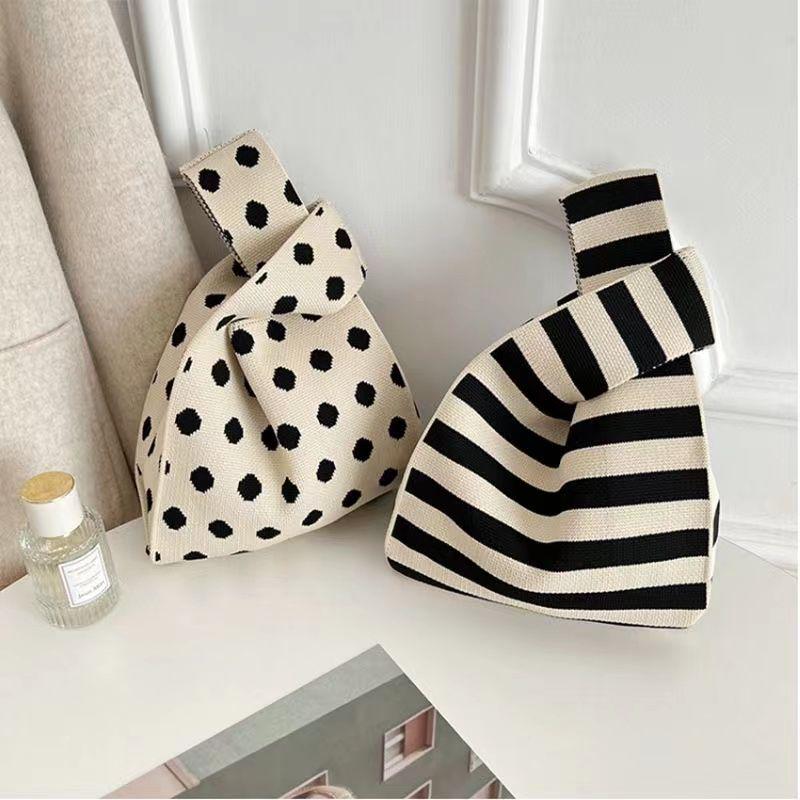 Women's Cute Knitted Souvenir Handbag - Versatile Wrist & Vest Bag Gift