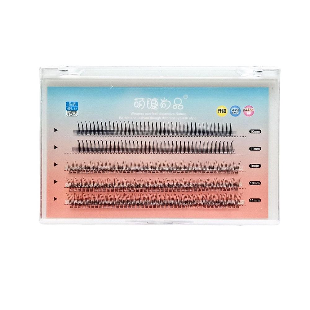 Needed Eyelashes Extension Natural Long Premade Volume Fan Eyelashes A Shape&Volume Cluster Mixed