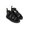 Dr. Martens Mackaye Hardware Leather Strap Open Toe Flat Sport Sandals Women sandals Black 26566001