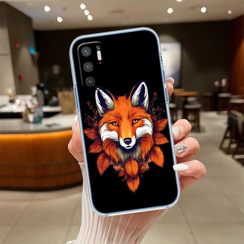 RE31 fox cute Transparent Phone Case for Motorola Moto G40 G04 G05 One Ace Action  Fusion + Plus Hyper Macro Vision Zoom