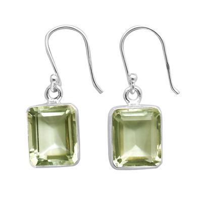 Boucles d'oreilles en pierres précieuses péridot, en argent Sterling 925 massif, faites à la main, bijoux cadeaux pour femmes et filles, E-3267