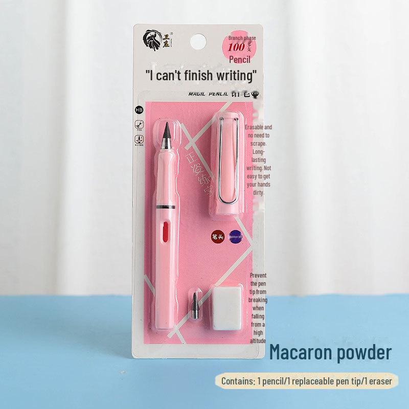 "Durable Black Technology Pencils: Unbreakable, No Sharpening Needed, Ink-Free, Perfect for Students and Kids."