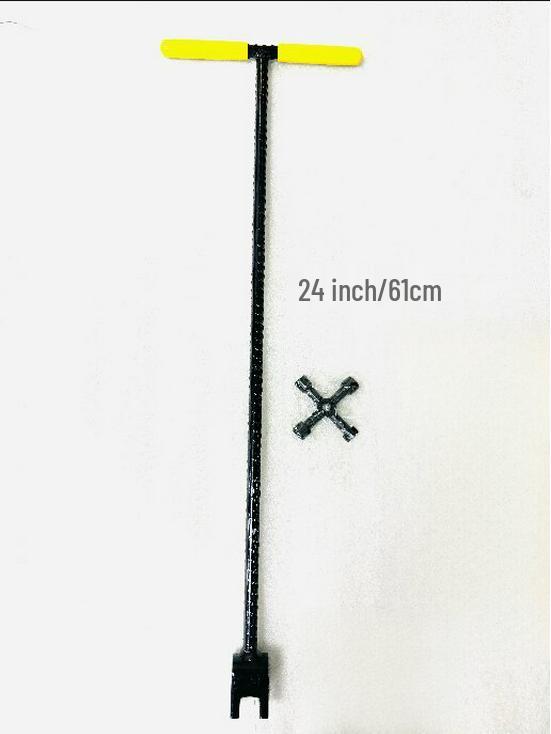 Multi-functional T-Handle Water Meter Wrench