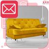 Kanapa sofa Sara Karo rozkładana wersalka spania bonell łóżko Family meble