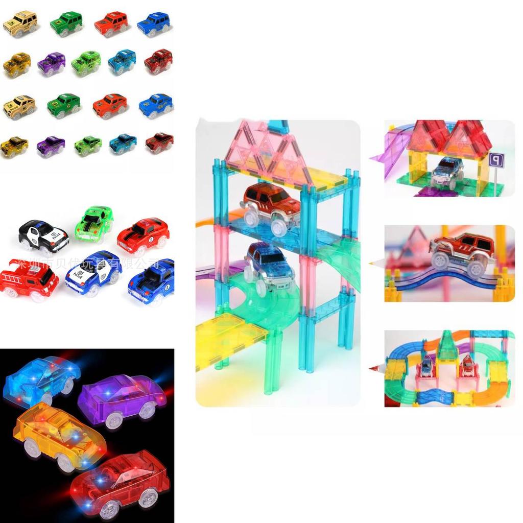 Ηλεκτρικό Διαφανές Αυτοκινητάκι Παιχνίδι Καραμέλα με 5 Φώτα και Φωτεινά Χαρακτηριστικά Για Όλα τα Παιδιά