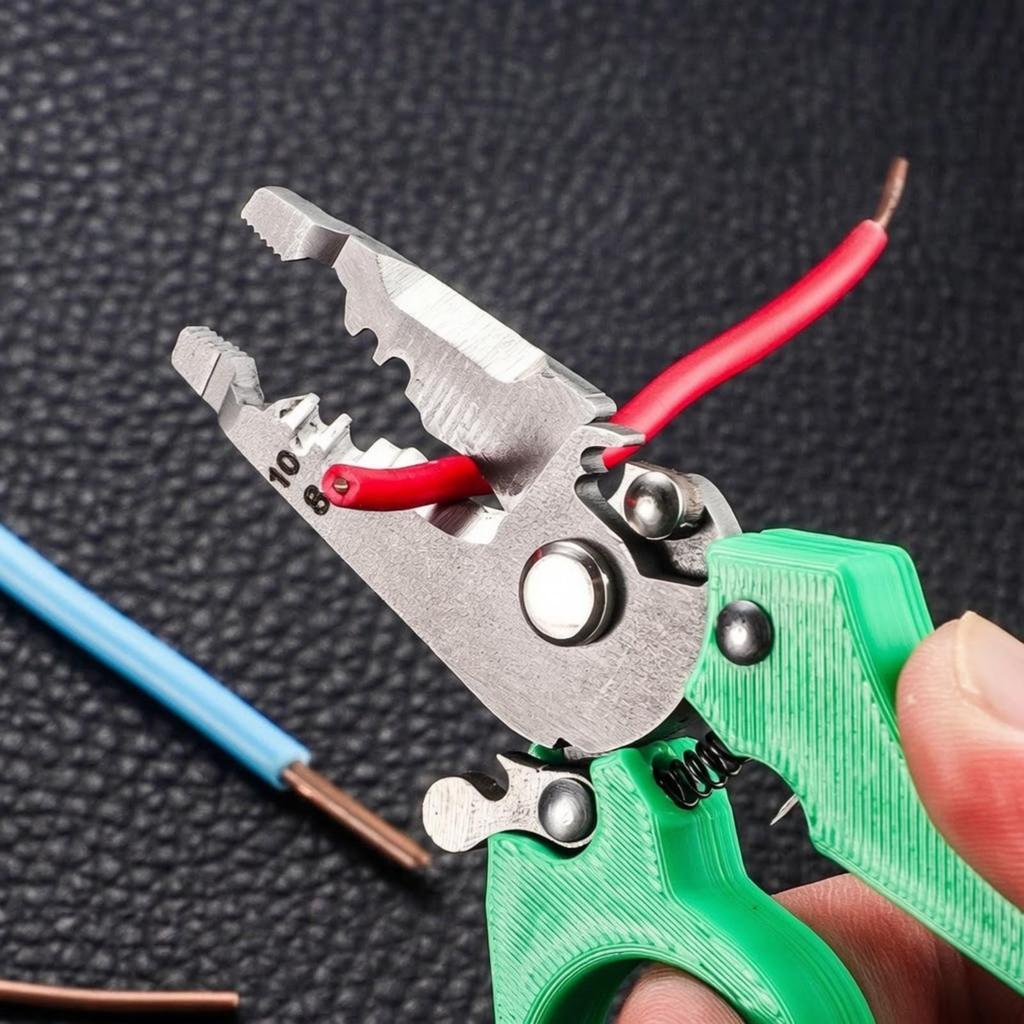 Wire Stripping Mini with Finger Loop Multipurpose for Tackle Box