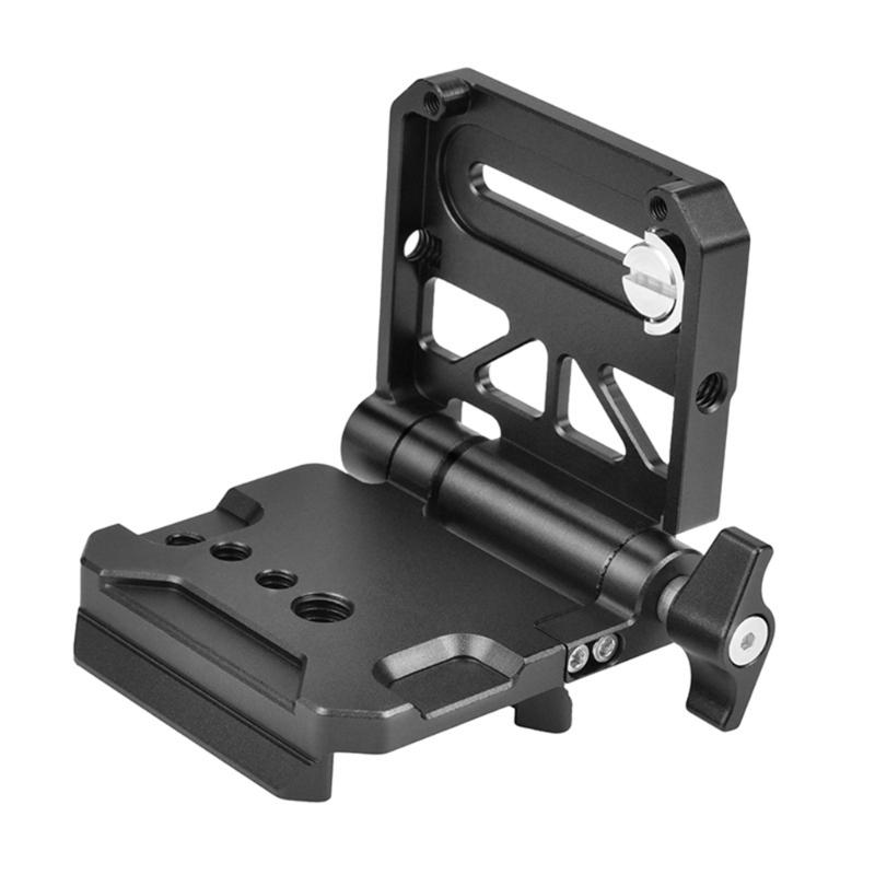 

Foldable L Shaped Quick Release Plate for Smooth Camera Position Change Between Horizontal and Vertical on Tripods 1