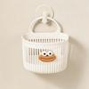 Hanging Basket Wall Mounted Bathroom Storage Basket Moisture-proof Storage Basket for Kitchen Dormitory Bedside Bedroom