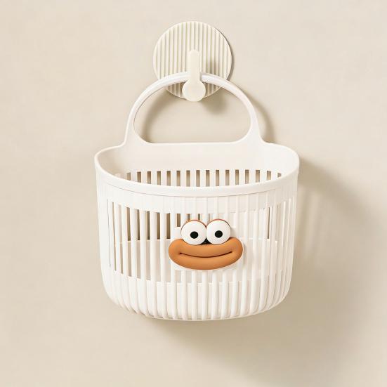 Hanging Basket Wall Mounted Bathroom Storage Basket Moisture-proof Storage Basket for Kitchen Dormitory Bedside Bedroom