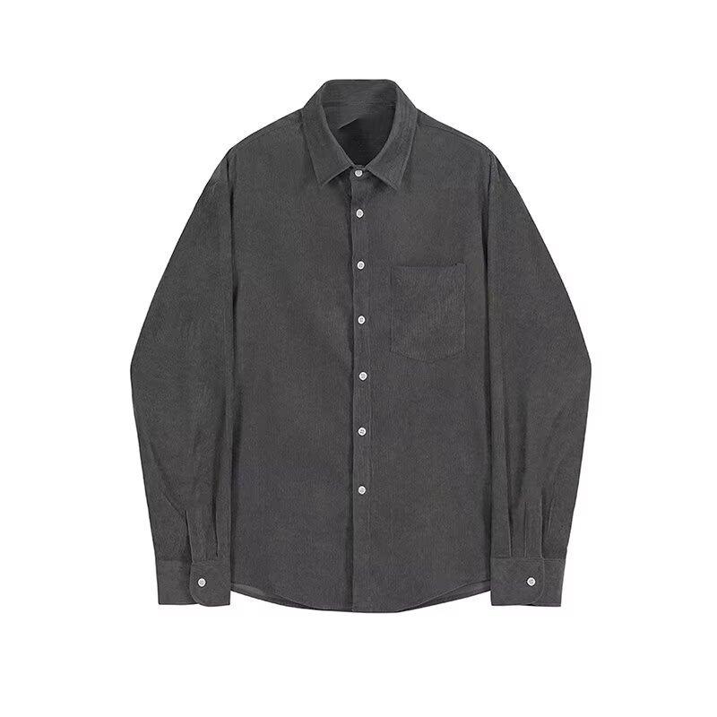 Spring and Autumn Mature Style Black Long-sleeved Shirt Men's Temperament Casual Inner Top