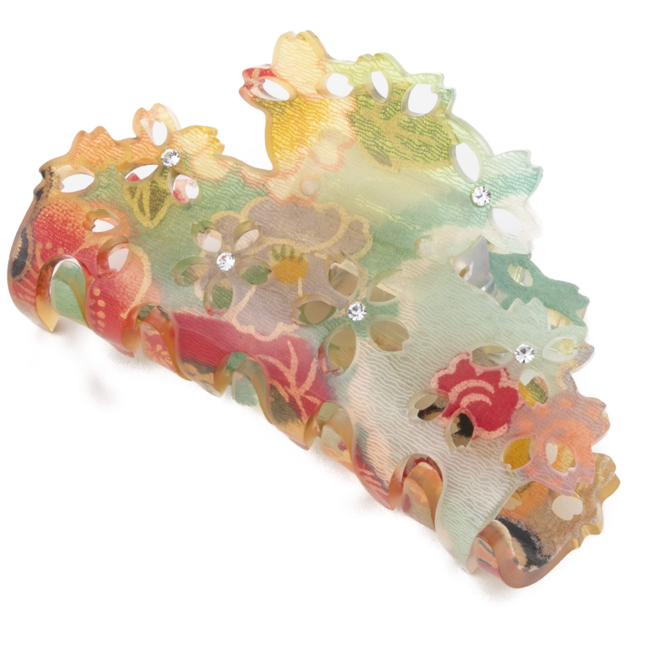 

Noren Hair Bun Clip Sakura Banana Clip Hair Hair Hair Securely Holds Hair in Japanese Japanese Perfect for Entrance Kindergarten and Kindergarten