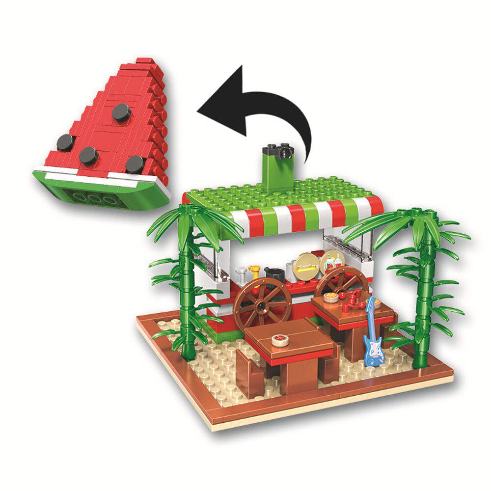 Watermelon Block Set Friends Watermelon Fruit Shop Building Blocks Sets Bricks Classic ...