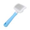 Blue and White Series Pet Grooming Comb Set: Detangling Knife, Fluffy Comb, Button Comb