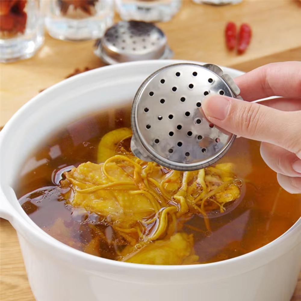 8/10Pc Rust-proof Tea Strainer 304 Stainless Steel Seasoning Balls Filter Spice Infuser  Cooking