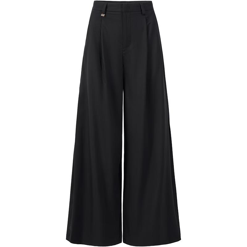 Giovanni Valentino Women's Casual Wide-Leg Trousers